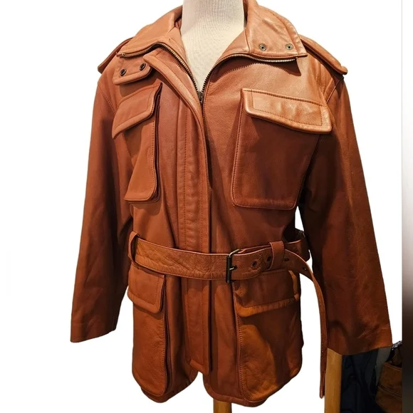 Avanti Congac Heavy Leather Utility Jacket